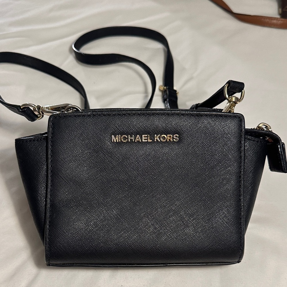 Michael Kors Mini Selma Black Bag